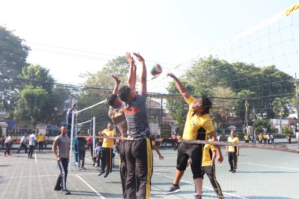 Voli Kapolres Malang Cup, Perkuat Soliditas Personel dengan Sportivitas