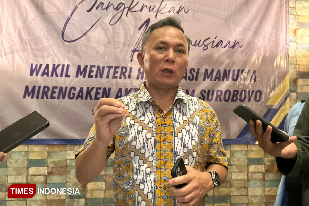 Wamen HAM Mugiyanto Kumpulkan Aktivis 98 di Surabaya, Jaring Perbaikan Program Prioritas