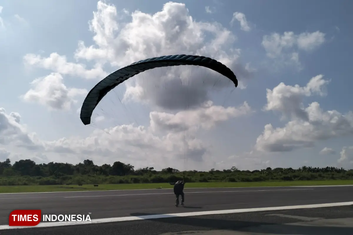 Paramotor Kian Mengudara di Tasikmalaya, Menuju Pusat Olahraga Dirgantara Jabar