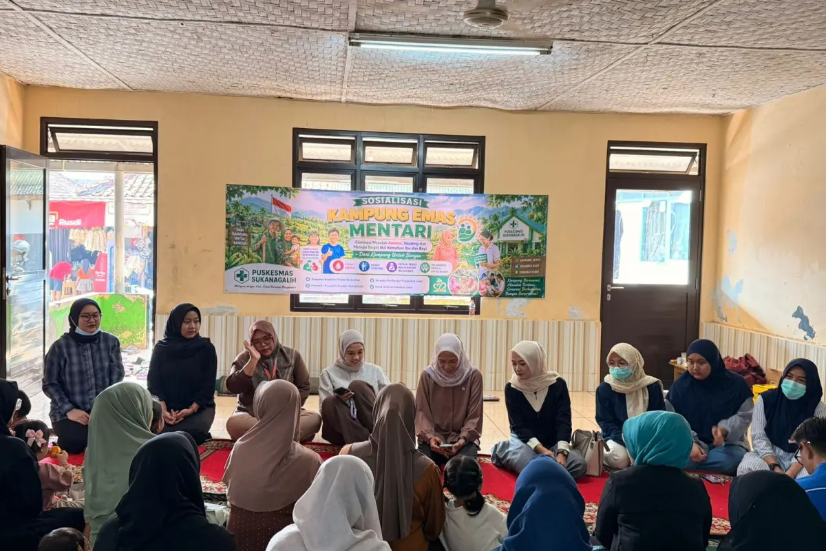 Inovasi 'Kampung Emas Mentari' Puskesmas Sukanagalih Cianjur, Tekan Stunting dan AKI-AKB