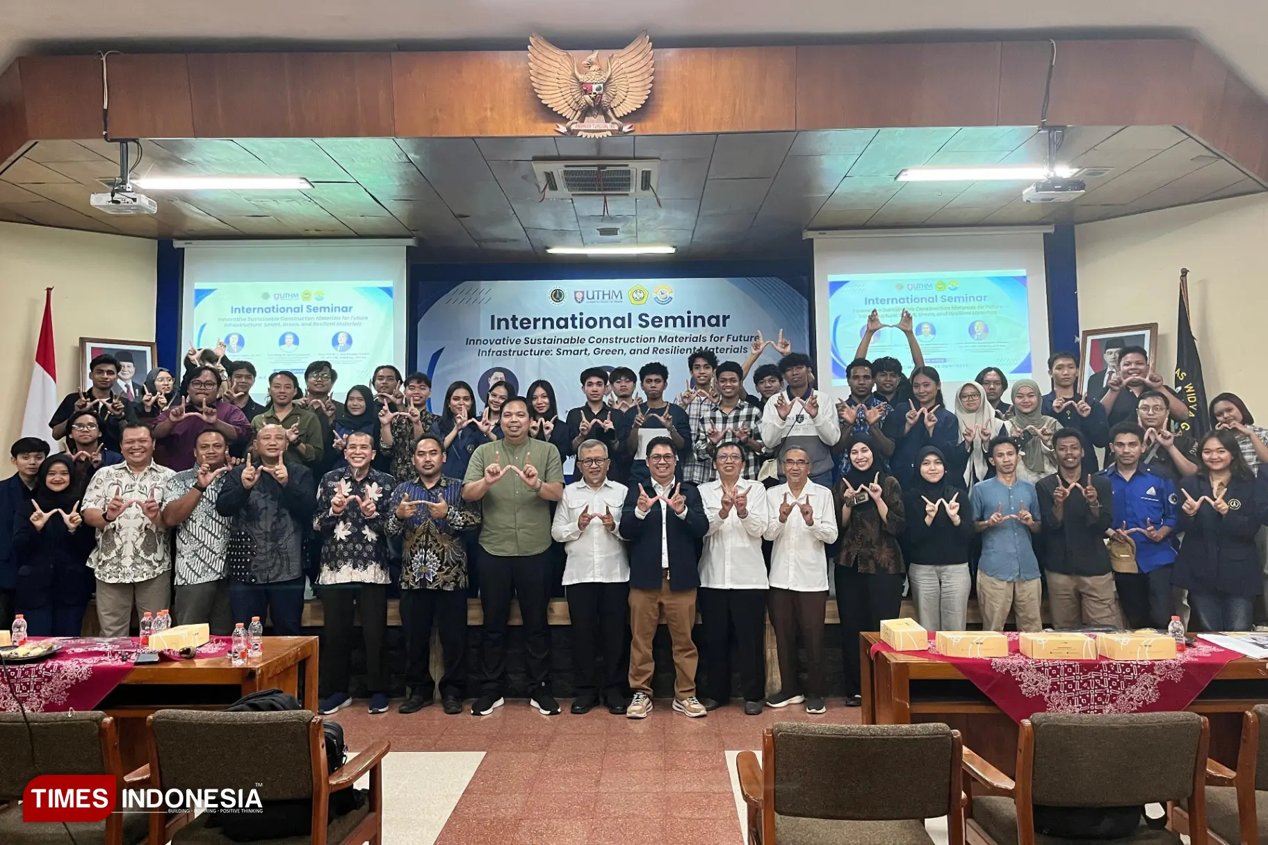 Implementasi Kerja Sama RI–Malaysia, UWG Malang Gelar Seminar Internasional Bahas Material Konstruksi Masa Depan