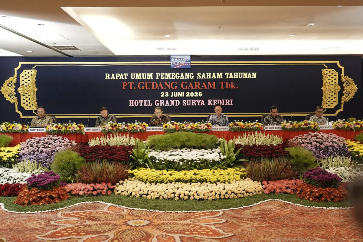 Inilah Hasil Rapat Umum Pemegang Saham Tahunan PT Gudang Garam Tbk