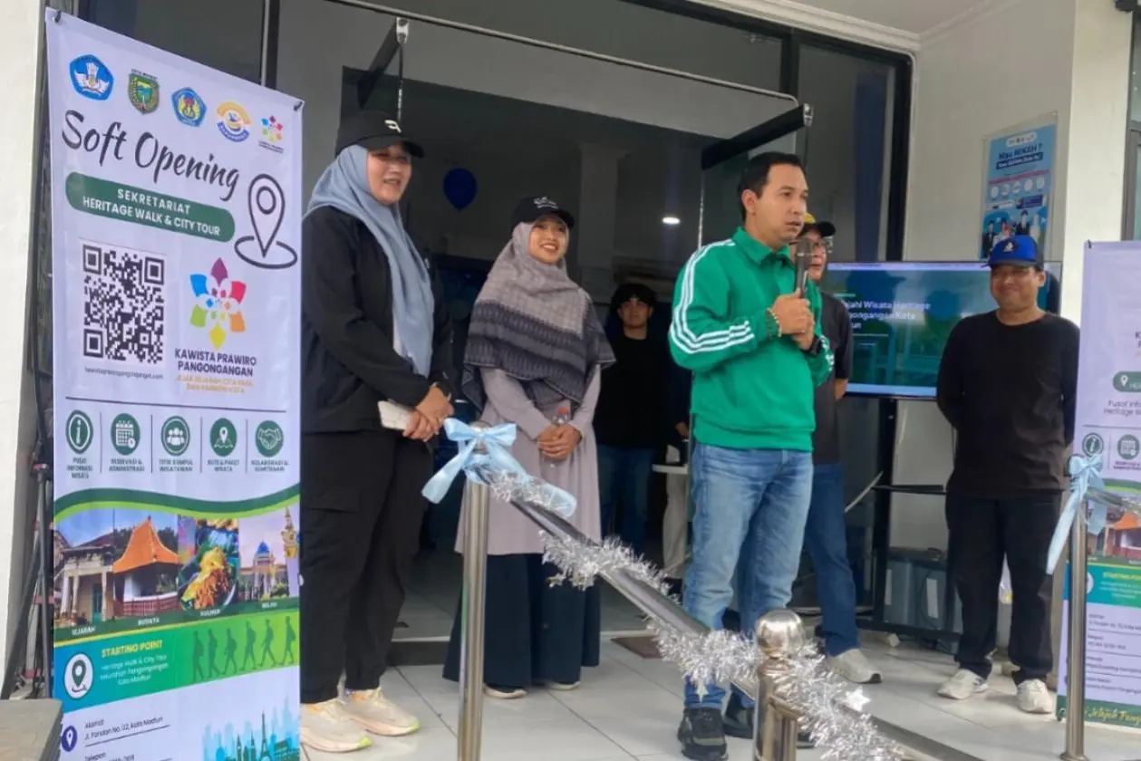 Unipma Madiun Perkenalkan Website Wisata Sejarah dan Sekretariat Heritage Walk di Pangongangan