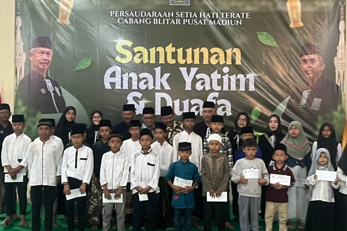 SH Terate Cabang Blitar Santuni Anak Yatim dan Duafa di Momentum Bulan Suro