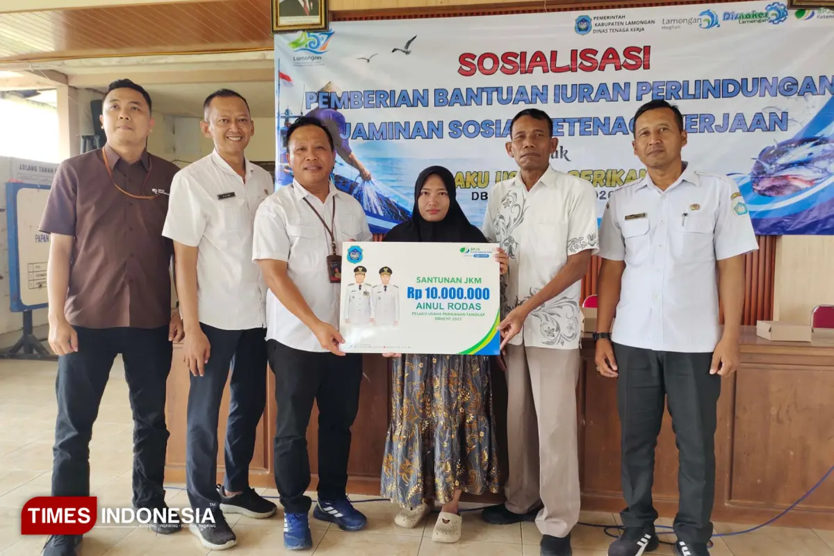 Gunakan DBHCHT, Pemkab Lamongan Tanggung Iuran BPJS Ketenagakerjaan Petani