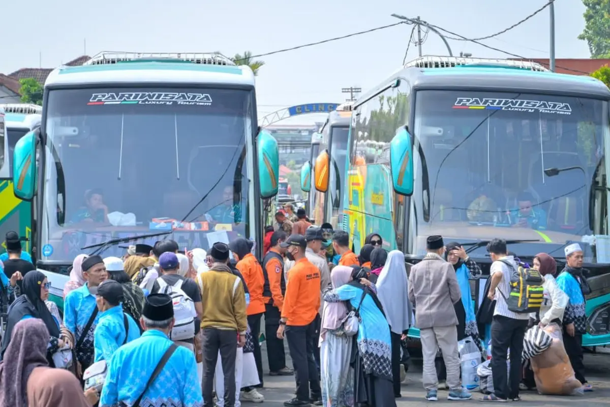 Sambut 347 Jemaah Haji Kloter 71, Wabup Banjarnegara Berharap Jemaah Haji Jadi Teladan