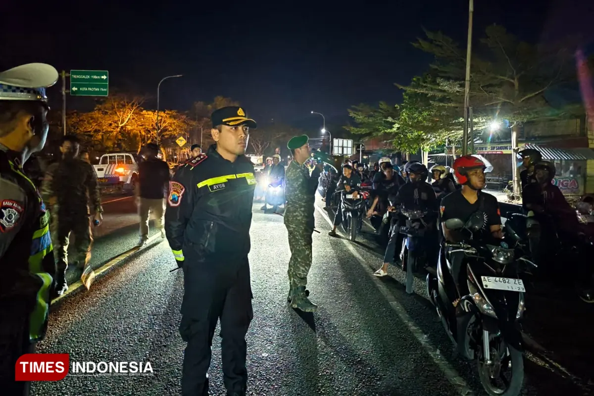 931 Personel Gabungan Amankan Pengesahan PSHT di Pacitan, Puluhan Knalpot Brong dan Miras Disita
