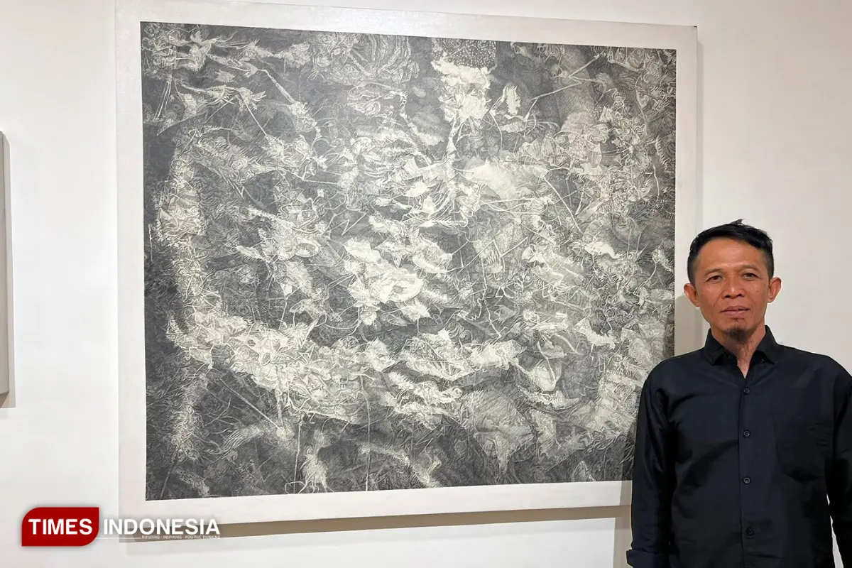 Sebulan Menyusun Ribuan Garis, Heri Catur Buktikan Sederhana Bisa Bernilai Tinggi