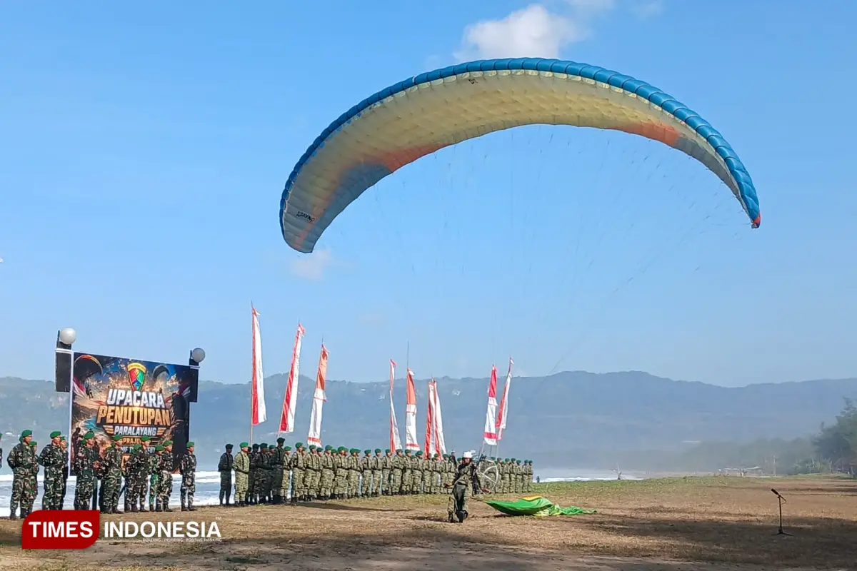 Yonif TP 934/SBY Pacitan Cetak Sejarah Batalyon Teritorial Pertama Berorientasi Dirgantara