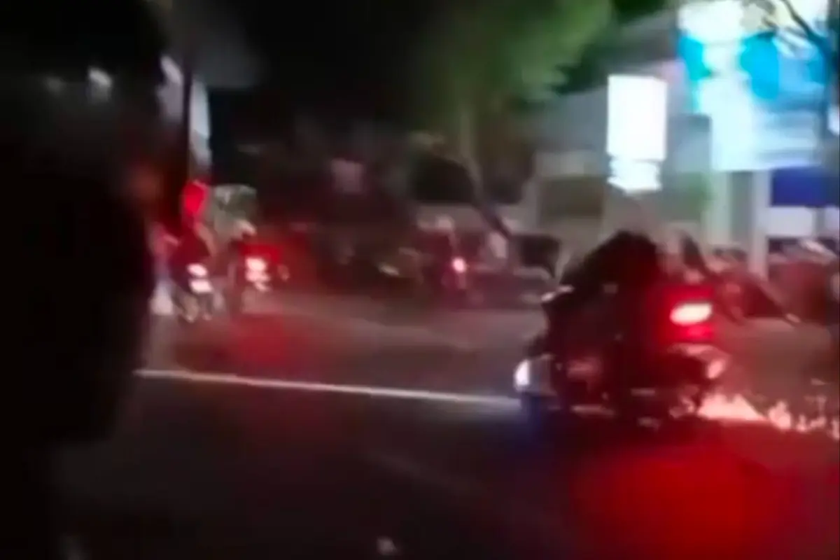 Pria yang Jatuh Saat Balap Liar di Bondowoso Hanya Korban Bukan Peserta Balapan