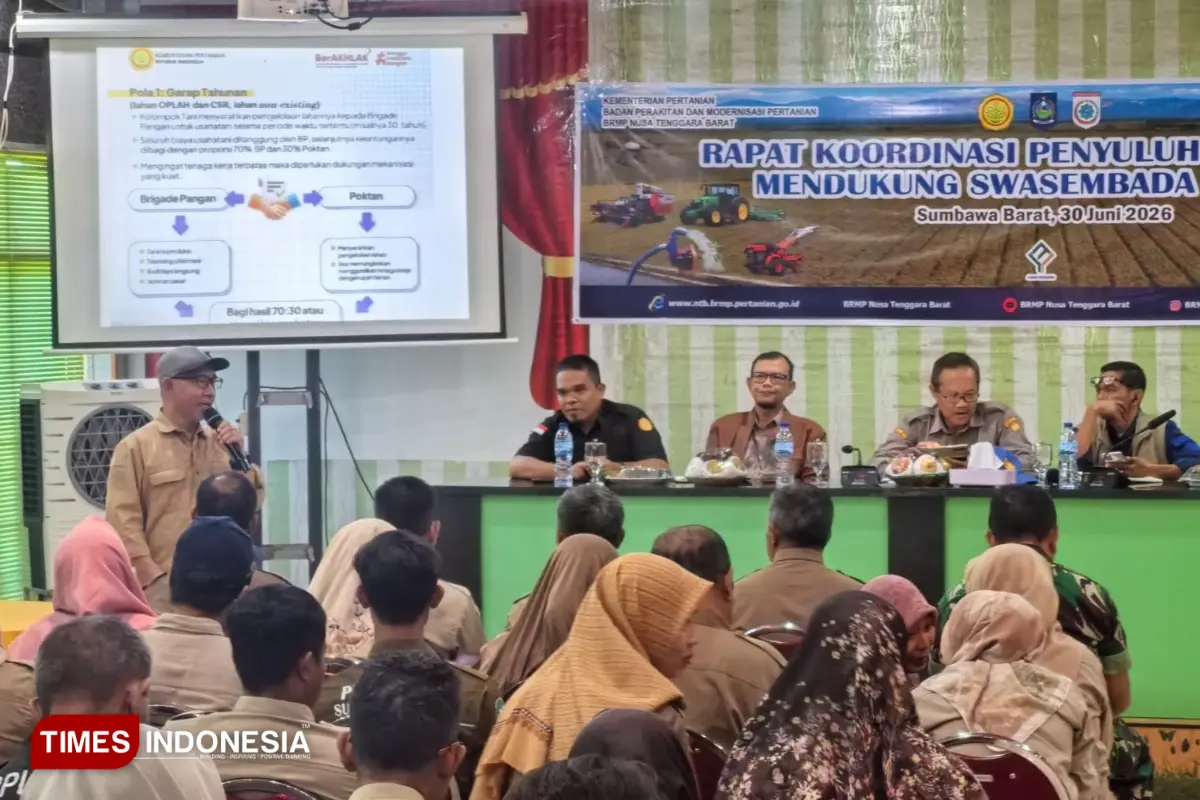 Perkuat Peran Penyuluh, Rakor di Sumbawa Barat Pacu Percepatan Swasembada Pangan Nasional