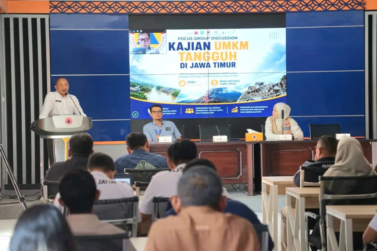 BPBD Jatim dan BNPB Rumuskan Strategi UMKM Tangguh