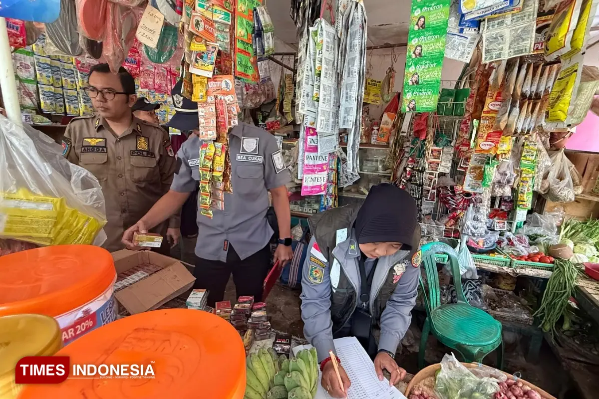Ribuan Batang Rokok Ilegal di Jember Disita, Warung dan Toko Kelontong jadi Sasaran