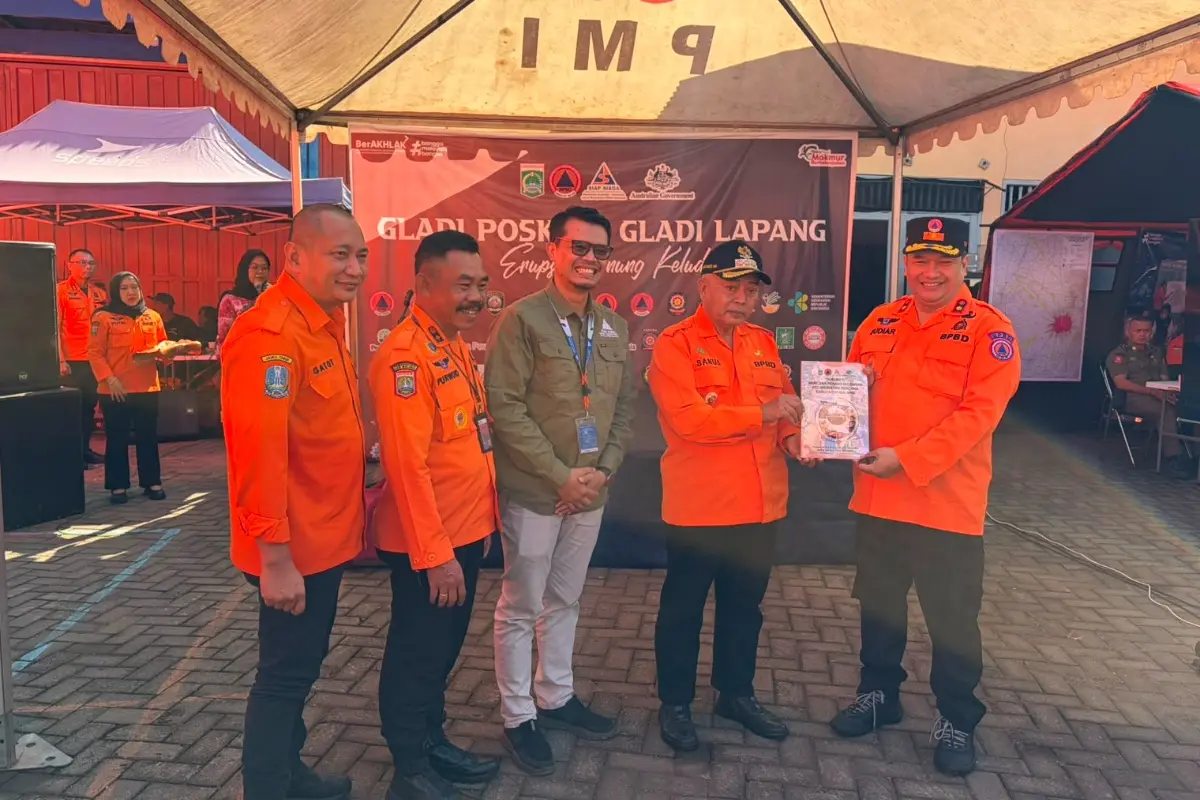 BPBD Kabupaten Malang Gelar Gladi Posko Erupsi Gunung Kelud, Uji Kesiapsiagaan Penanganan Bencana