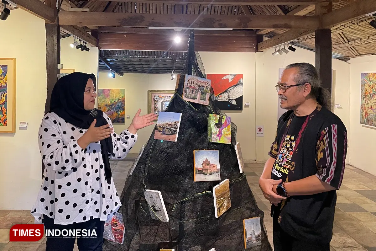 Enam Pelukis Gresik Pameran di Jogja, Kenalkan Budaya Lewat Karya Seni