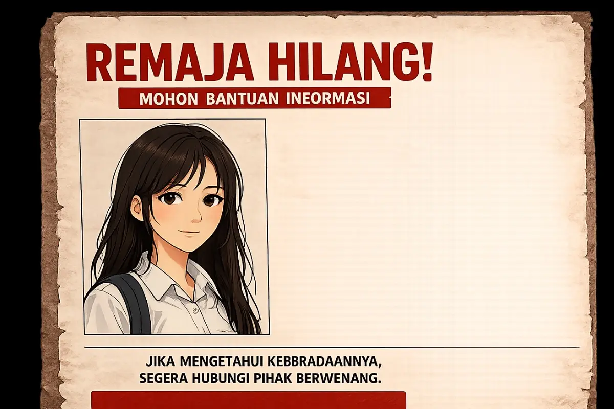 Pamit Lengkapi Berkas Lamaran Kerja, Remaja Asal Cianjur Dilaporkan Hilang