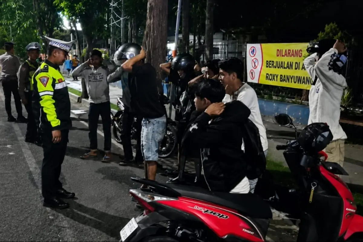 Geber Motor dan Ugal-Ugalan Tanpa Helm, Siap-Siap Diincar Patroli Satlantas Polresta Banyuwangi
