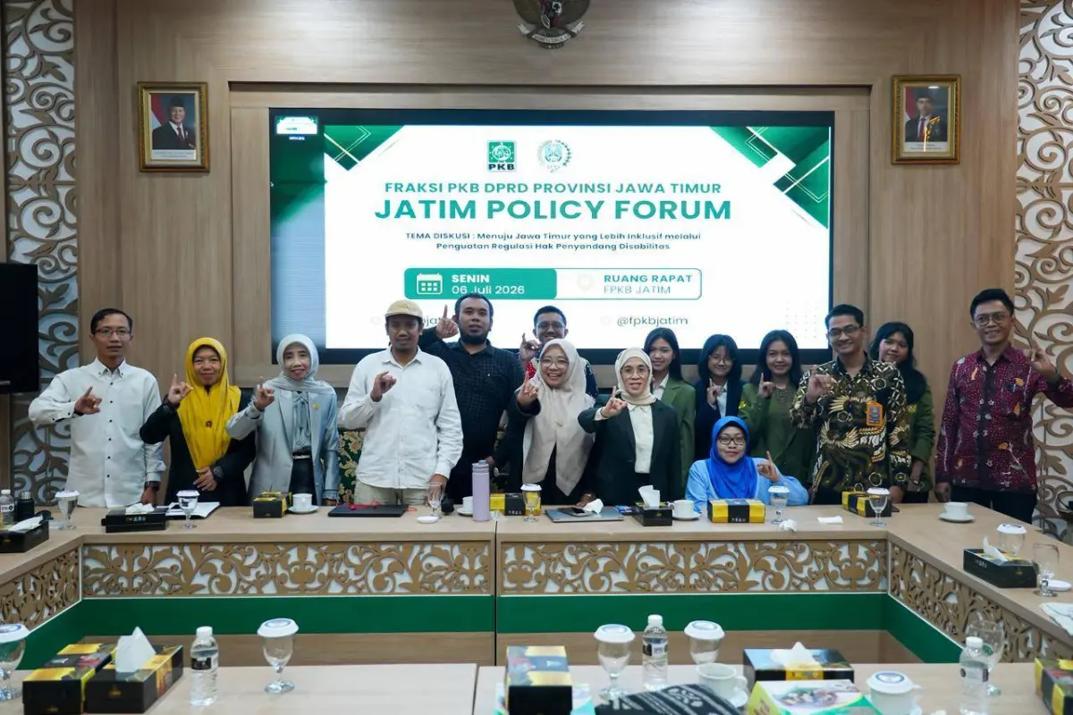 Kawal Raperda Disabilitas, PKB Jatim Minta Komitmen Anggaran Masuk KUA-PPAS