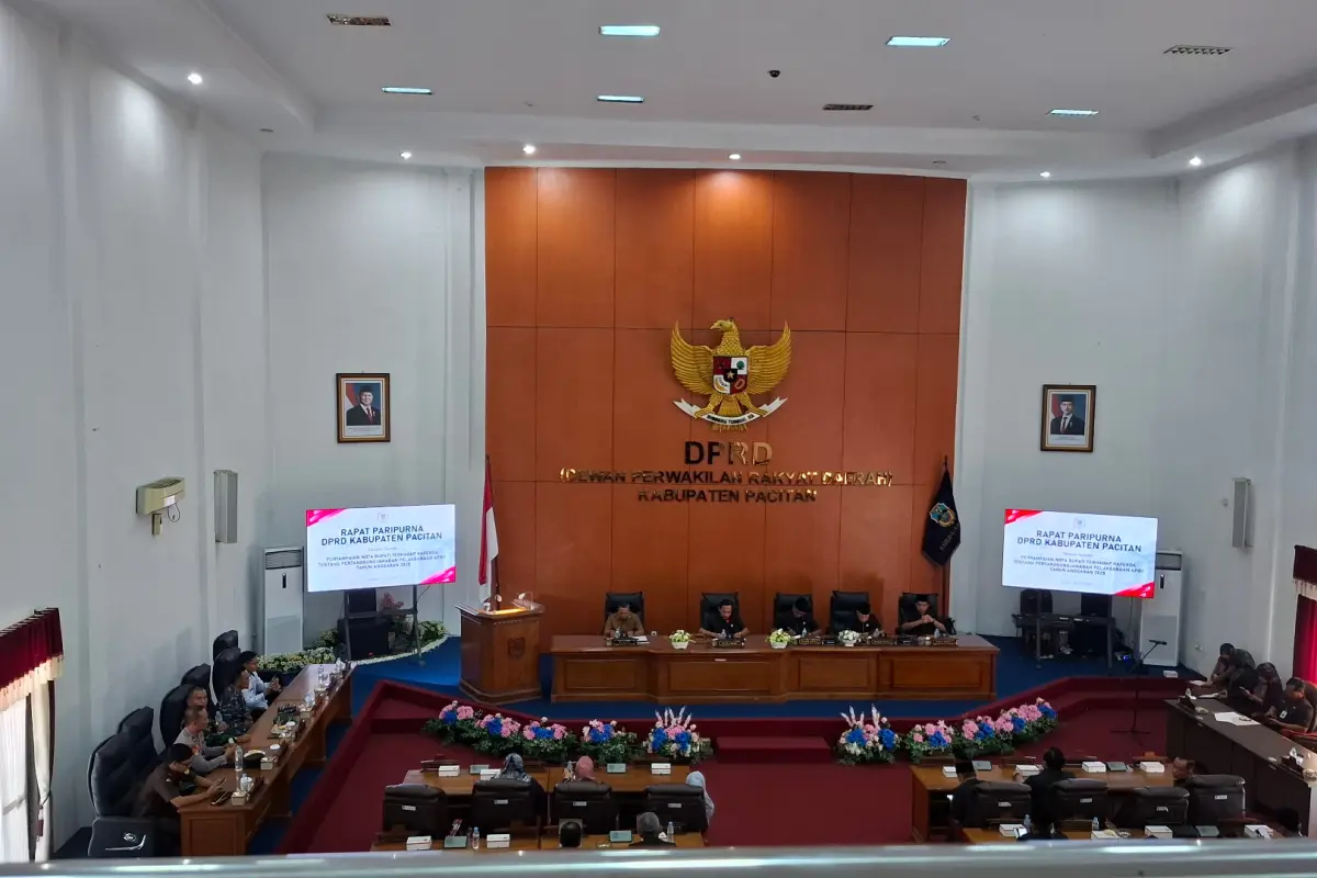 Paripurna Penyampaian Nota Bupati di LPJ APBD 2025, Pemkab Pacitan Komitmen Jaga Tata Kelola Keuangan