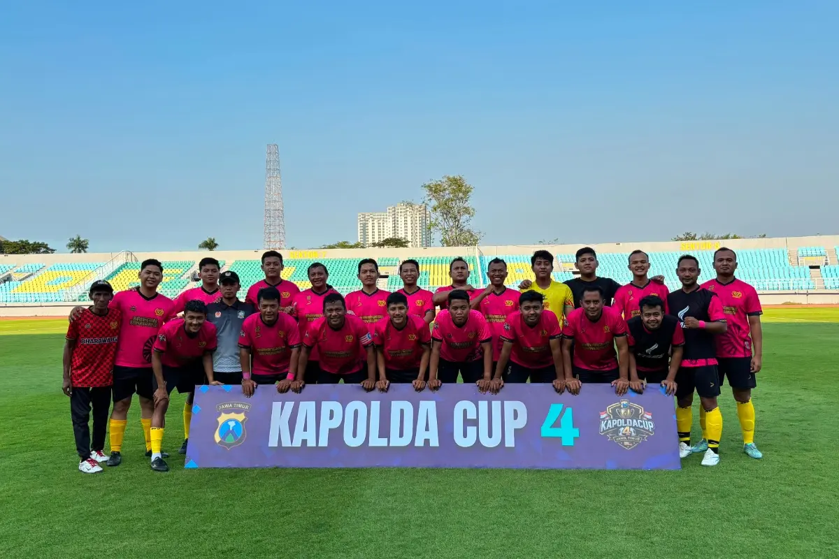 Perjuangan Tim Sepak Bola Polresta Banyuwangi di Kapolda Cup IV Jatim Berbuah Trofi Juara 3