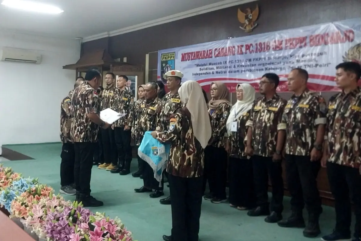 Pengurus GM FKPPI Sidoarjo Dilantik, Siap Perkuat Kolaborasi dengan TNI, Polri, dan Masyarakat