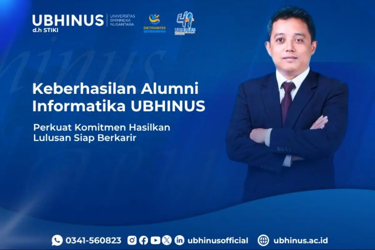 Keberhasilan Alumni Informatika UBHINUS Perkuat Komitmen Hasilkan Lulusan Siap Berkarir