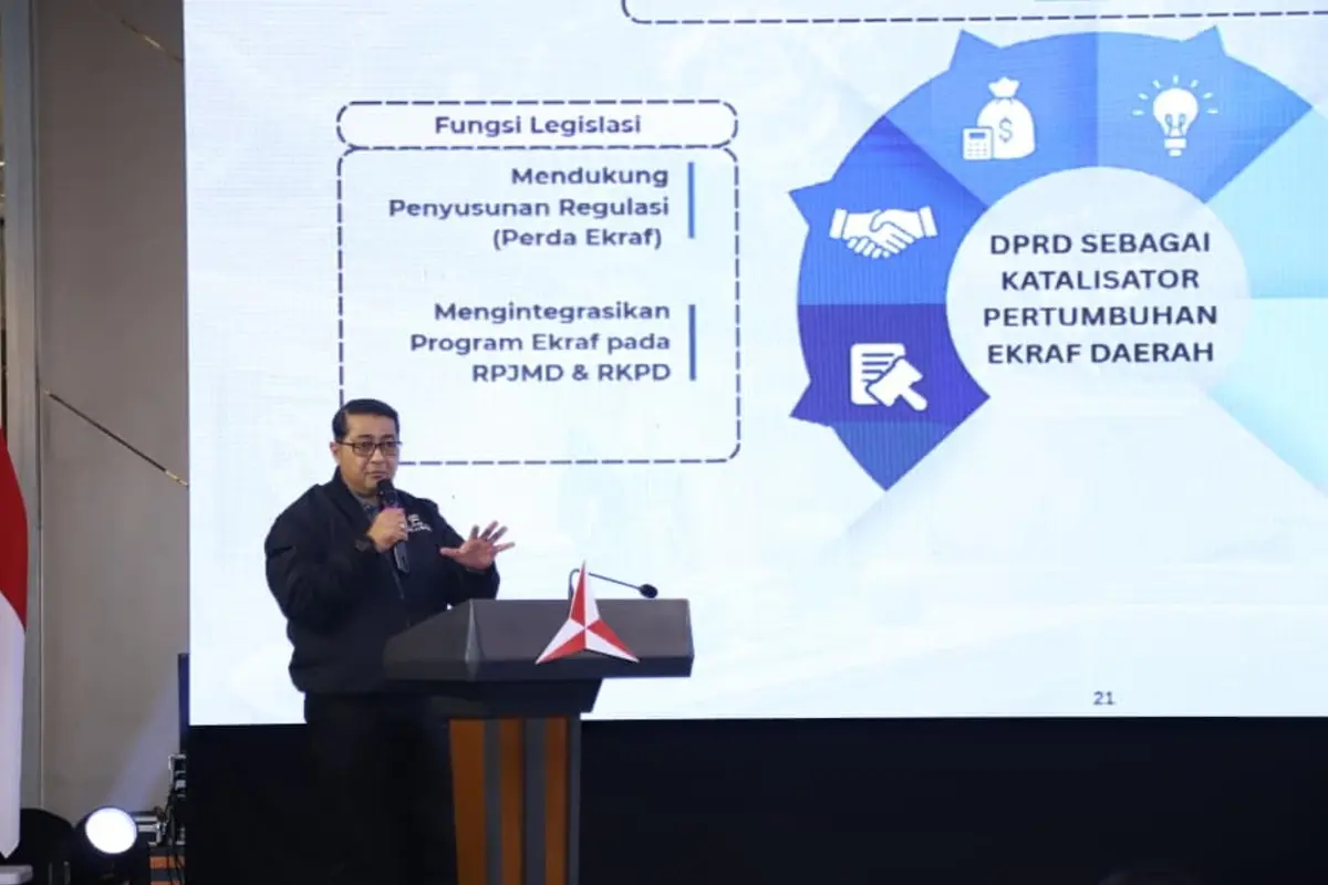Menekraf RI Teuku Riefky Harsya Minta DPRD Jadi Motor Penggerak Ekonomi Kreatif Daerah