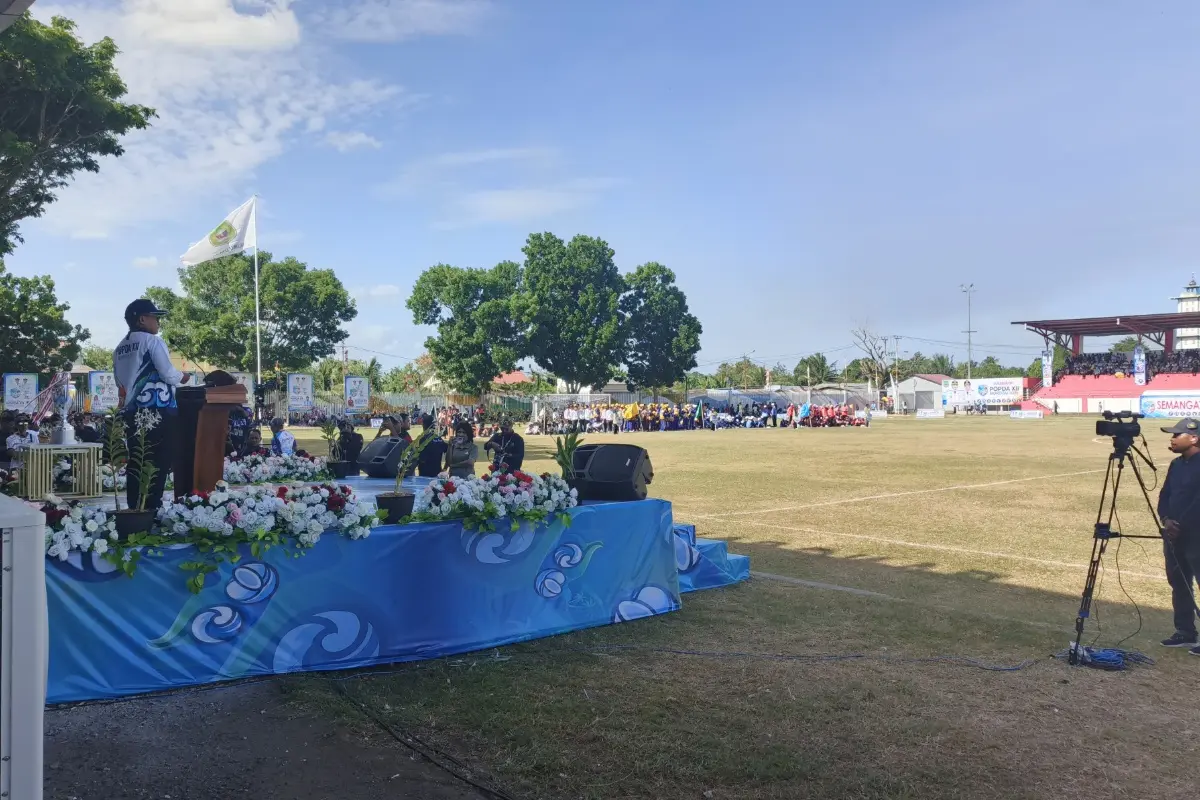 POPDA XII Resmi Dibuka! Bupati Rusli: Menang Adalah Prestasi, Hormati Lawan Adalah Kehormatan