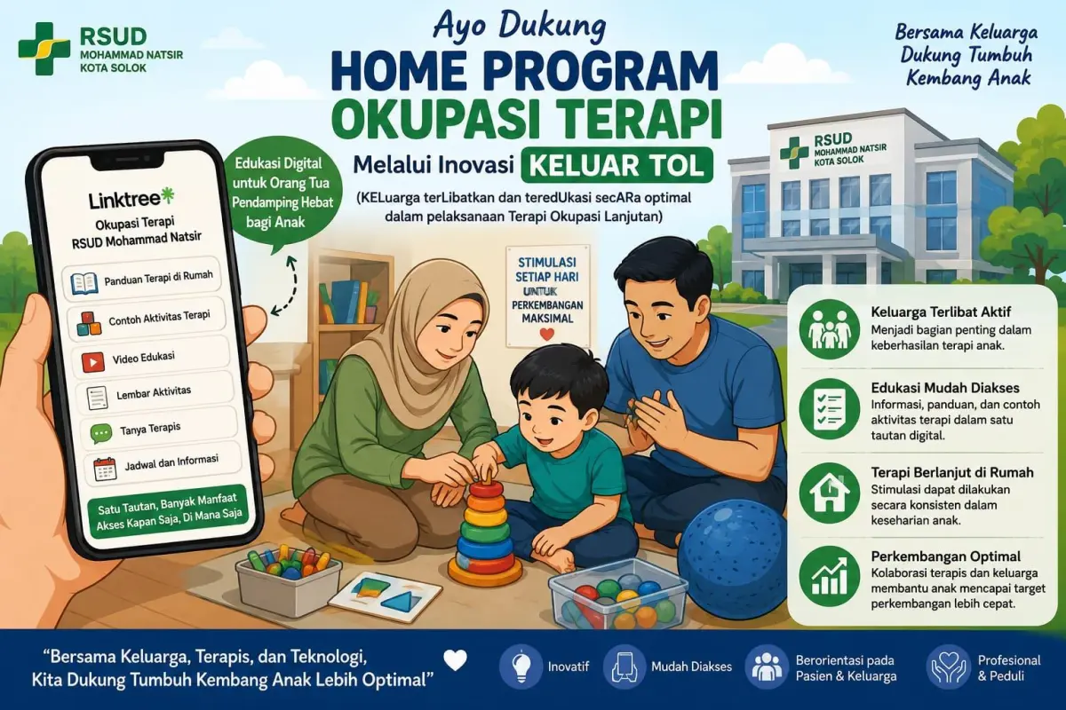 Dukung Tumbuh Kembang Anak, RSUD Mohammad Natsir Solok Hadirkan Program 'KELUAR TOL'