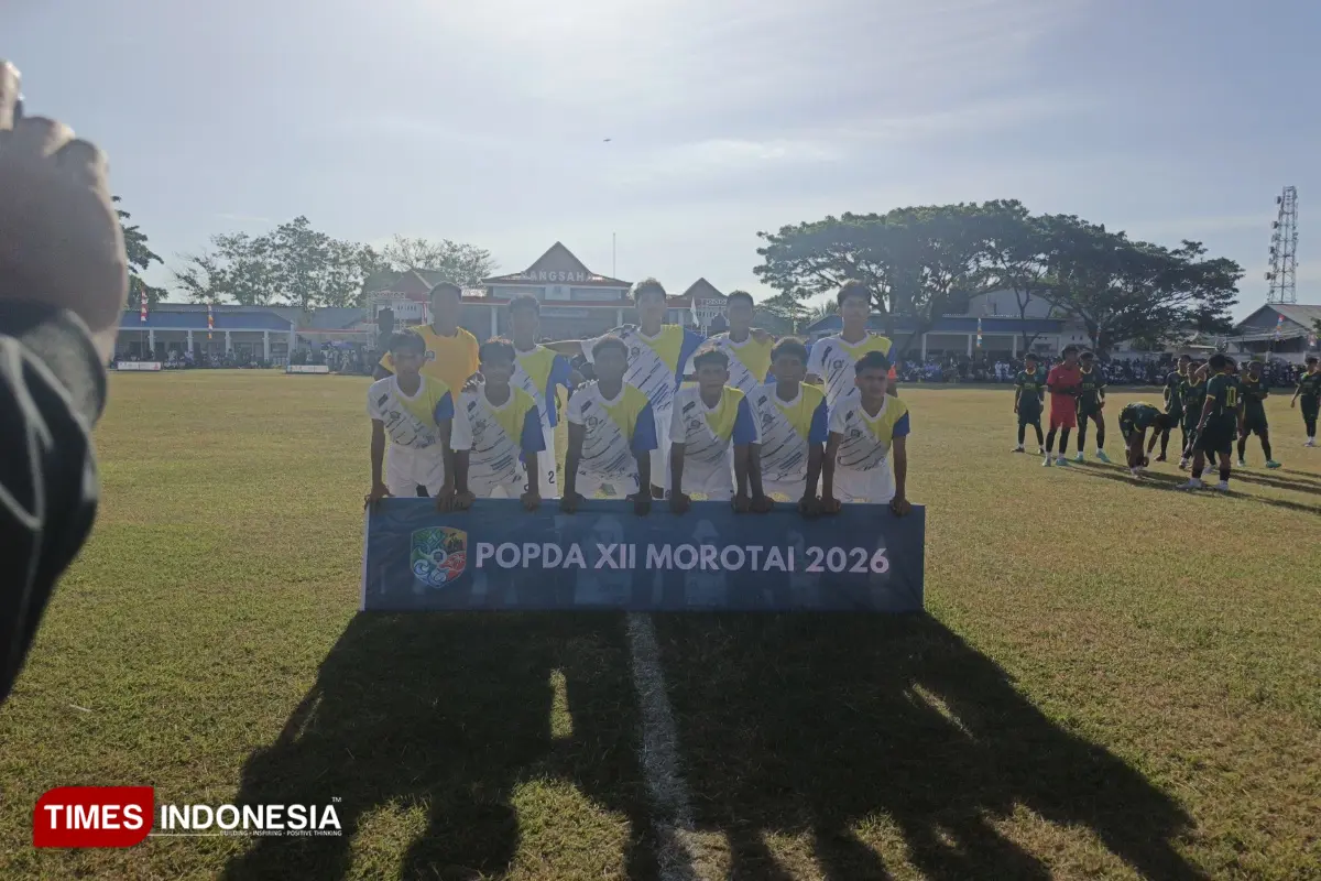 Stadion Bangsaha Bergemuruh! Morotai Pesta Gol, Kepulauan Sula Dibantai di Laga Pembuka POPDA XII