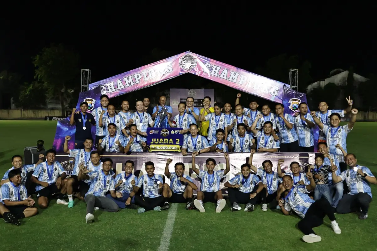 Tembus Final, Aresma Polres Malang Runner up Kapolda Cup IV Jatim