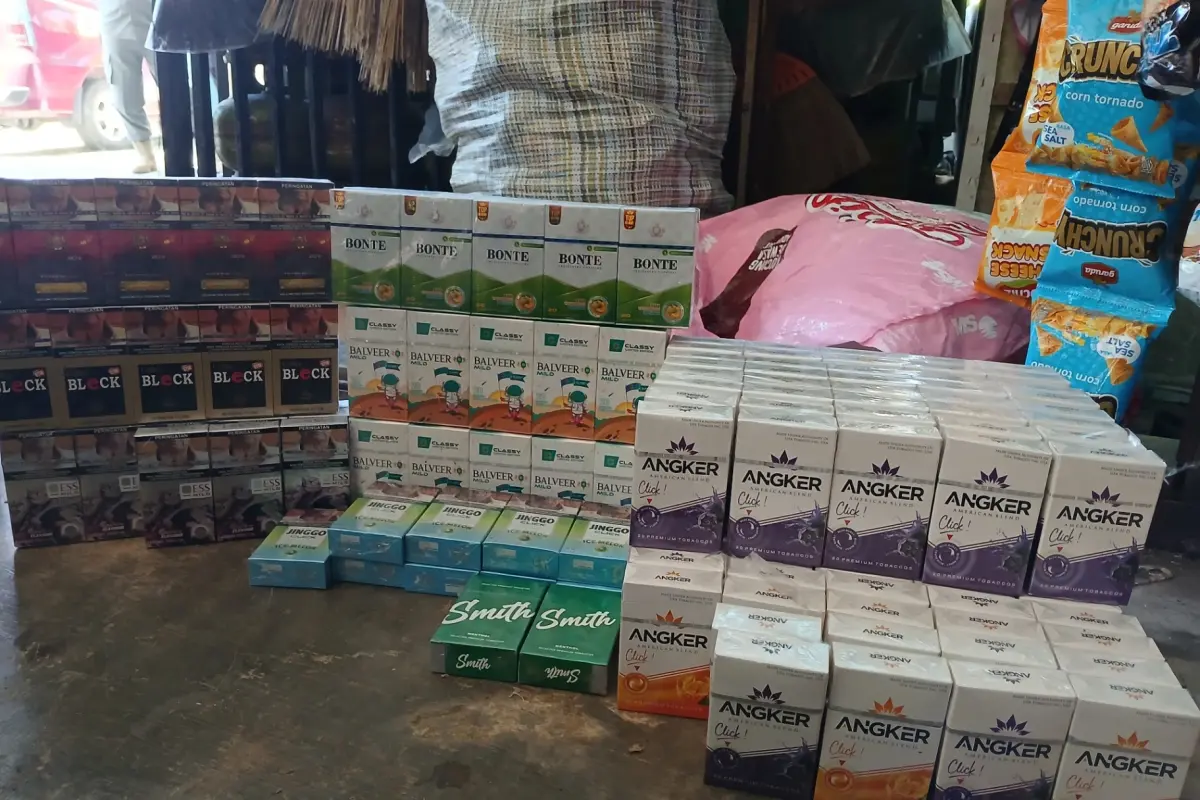 Berantas Rokok Ilegal, Tim Gabungan Amankan 3.440 Batang di Wilayah Kebonagung Pacitan