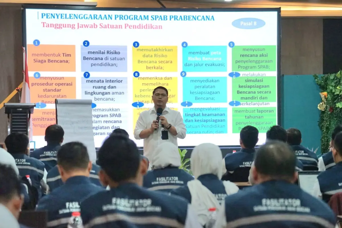 Gelar TOF SPAB, BPBD Jatim dan IGI Siapkan Guru Fasilitator Sekolah Aman Bencana