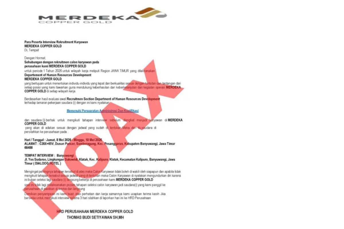 Masyarakat Diimbau Waspada Penipuan Berkedok Rekrutmen Tenaga Kerja Grup Merdeka