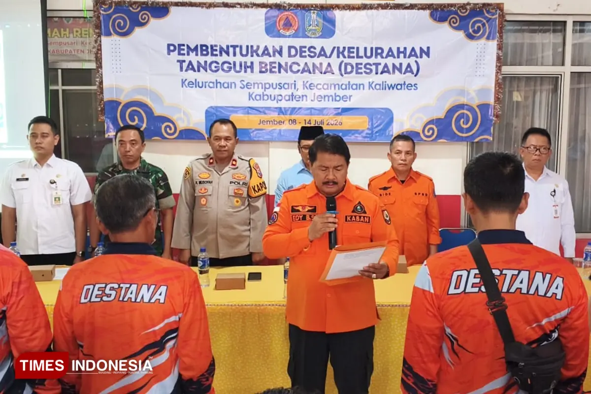 BPBD Jember Kebut Pembentukan 100 Persen Destana Sebelum Akhir September 2026