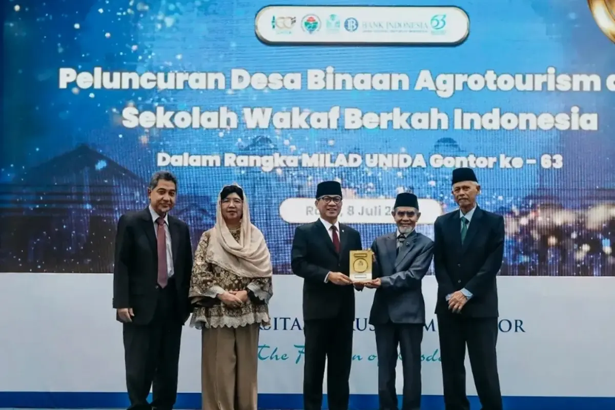 Milad ke-63, UNIDA Gontor Luncurkan Desa Binaan Agrotourism dan Sekolah Wakaf Berkah Indonesia