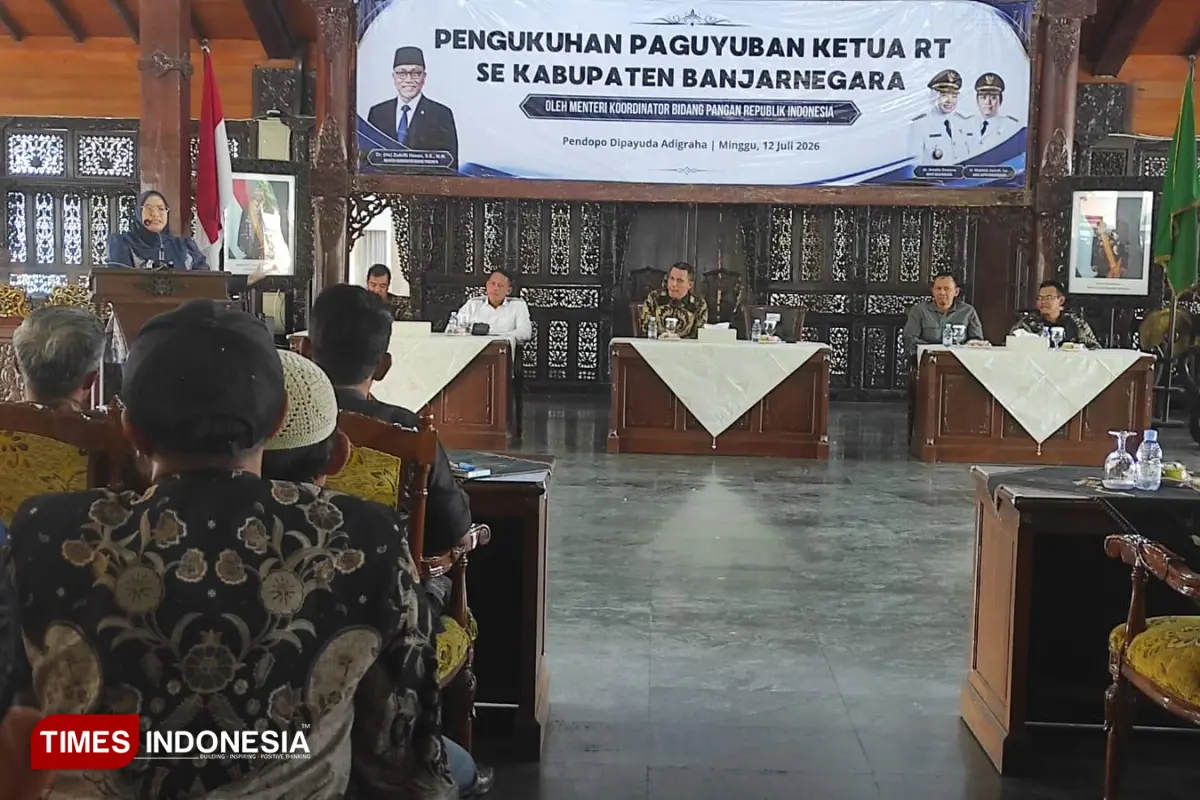 Tampung Aspirasi, Menko Pangan Kukuhkan Paguyuban Ketua RT se-Kabupaten Banjarnegara