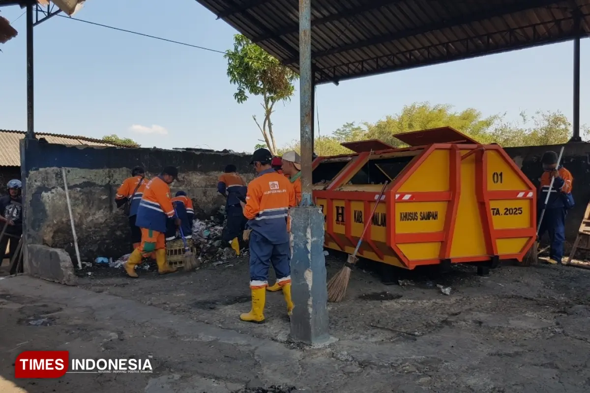 TPS Sampah Pasar Turen Malang Akan Dipindah Usai Kebakaran