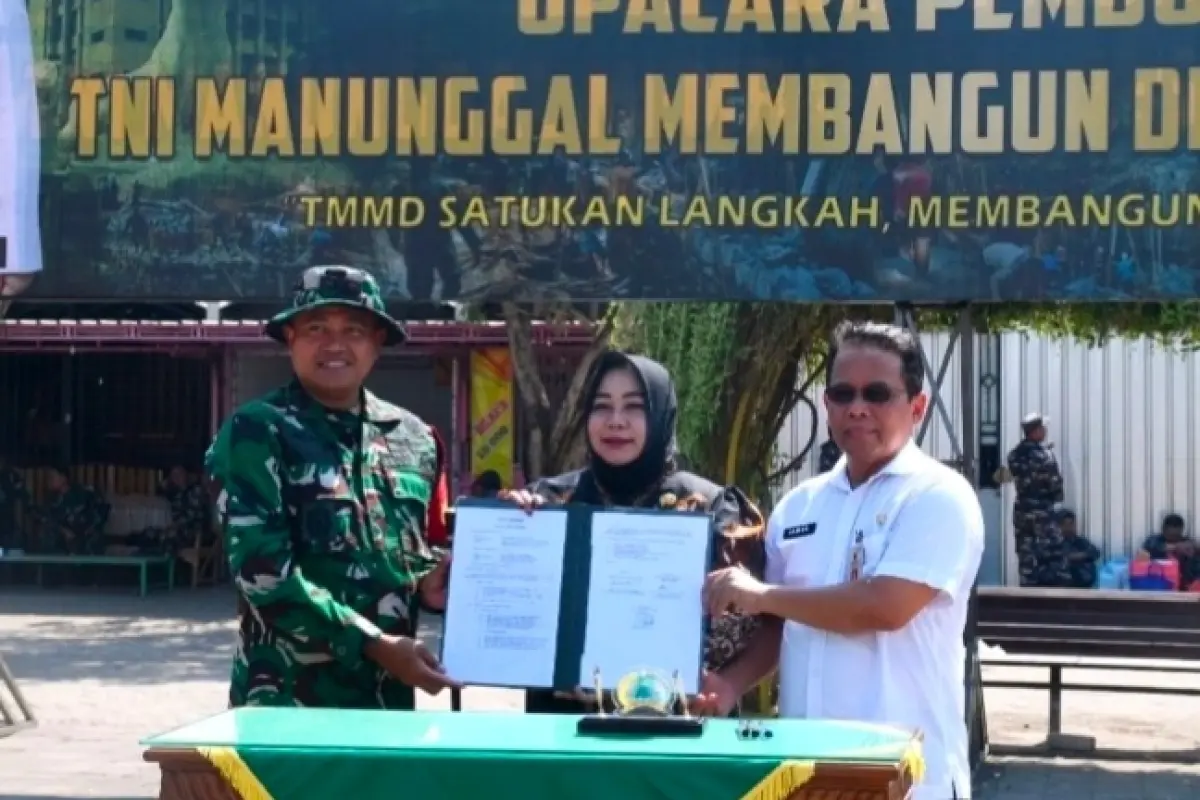 TMMD ke-129 Resmi Digelar di Desa Bulu Lor Jambon Ponorogo
