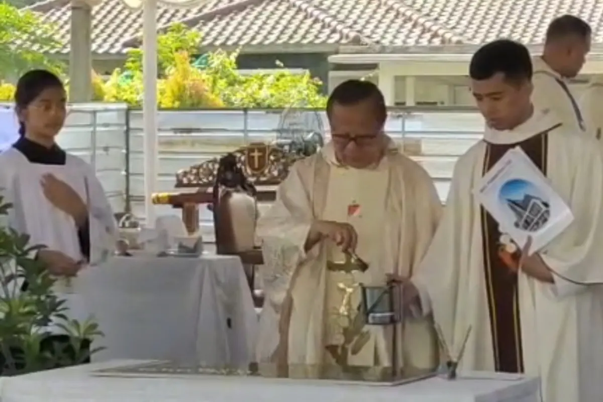 Kardinal Suharyo Pimpin Peletakan Batu Pertama Gereja TNI-Polri Santo Ignatius Jatisari