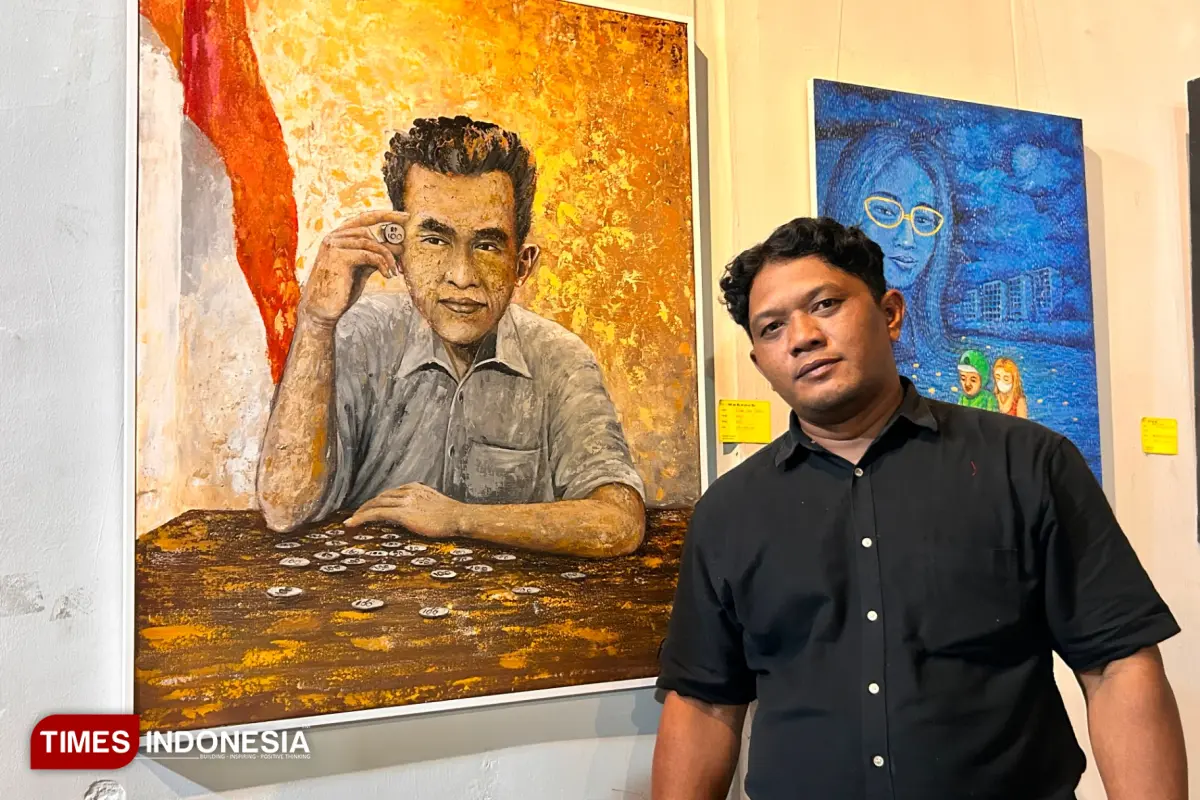 Lukisan Tan Malaka Memegang Koin Seratus Mewakili Jeritan Rakyat Indonesia