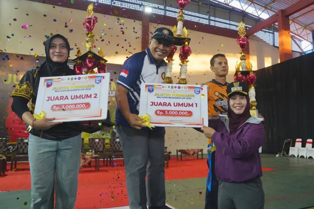 Lahirkan Prestasi, Kejuaraan Jujitsu Wali Kota Mojokerto Cup 2026 Resmi Ditutup
