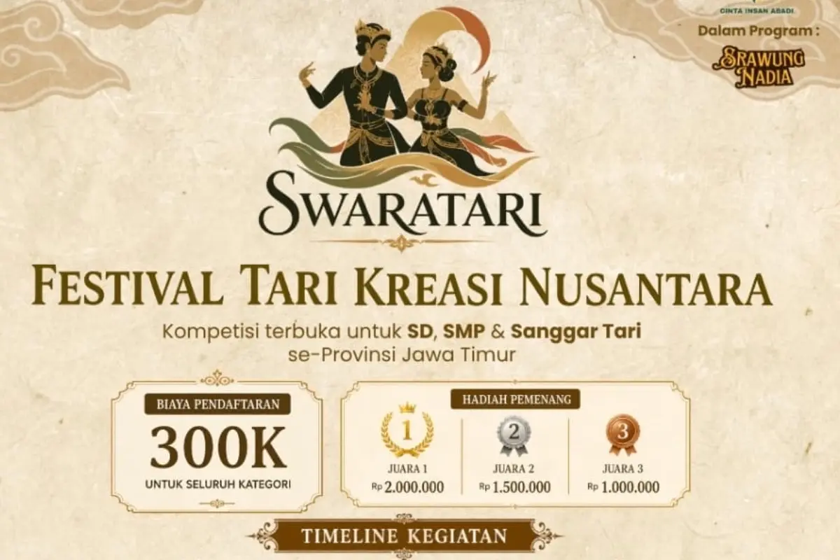 Pagelaran Festival Tari Nusantara Digelar di Kawasan Tengger Bromo, Daftar Sekarang!