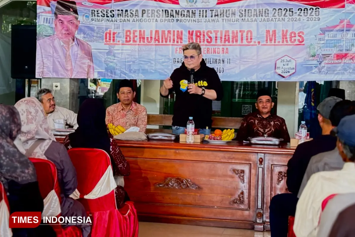 Serap Aspirasi di Sidoarjo, Anggota DPRD Jatim Benjamin Kristianto Dorong Solusi Irigasi Petanian