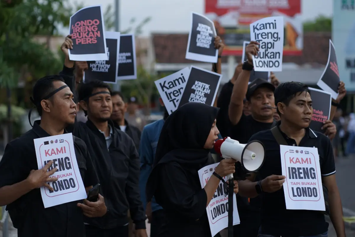 Jurnalis Bondowoso Gelar Aksi Simbolik, Desak Presiden Klarifikasi Pernyataan "Londo Ireng"