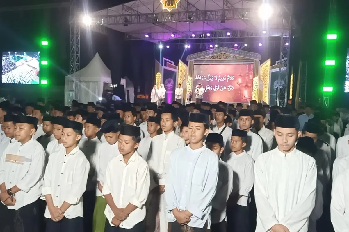Ribuan Santri Unjuk Kebolehan di Pembukaan MTQH ke-48 Tingkat Kabupaten Cianjur