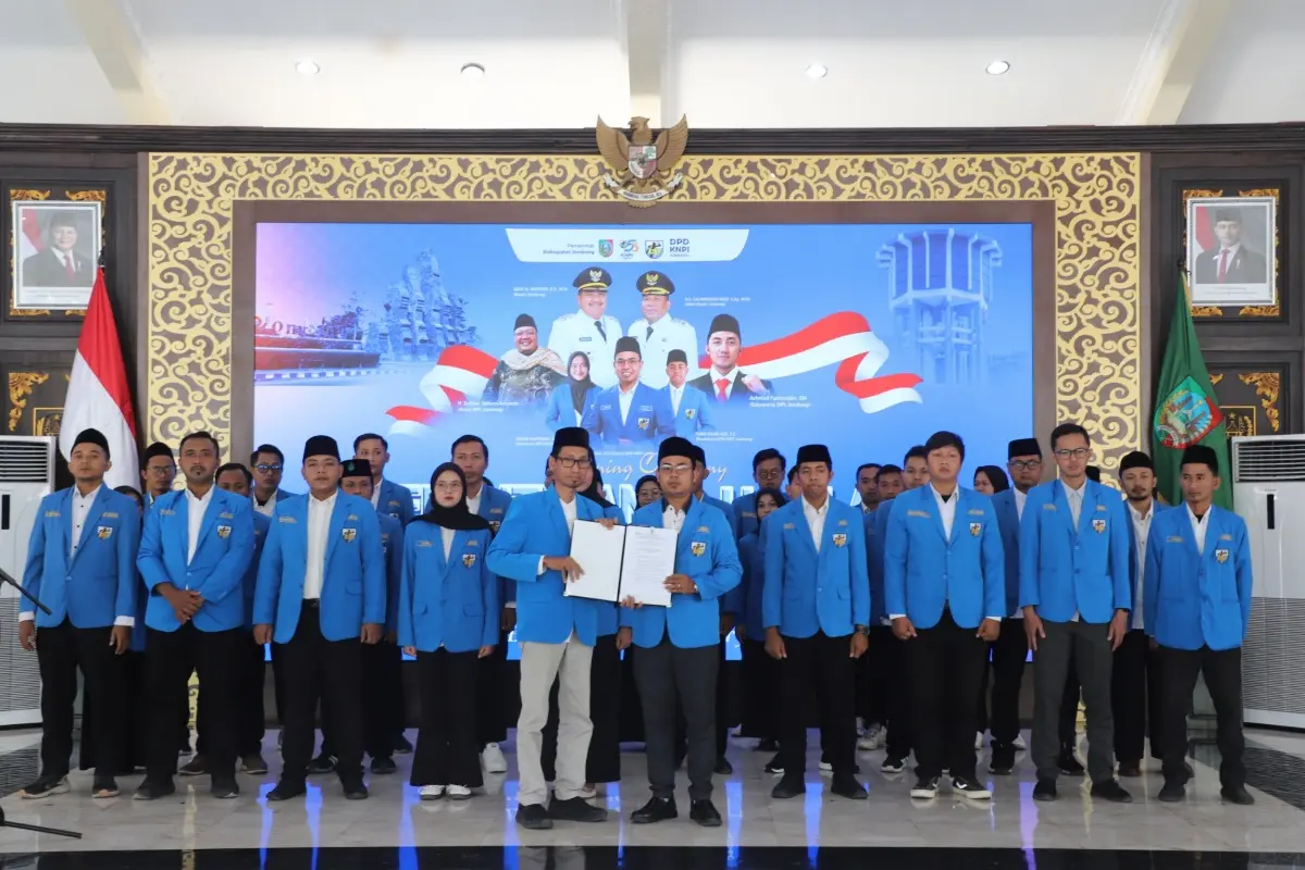 Pengurus KNPI Jombang Dilantik, Siap Jadi Mitra Kritis dan Solutif Pemerintah