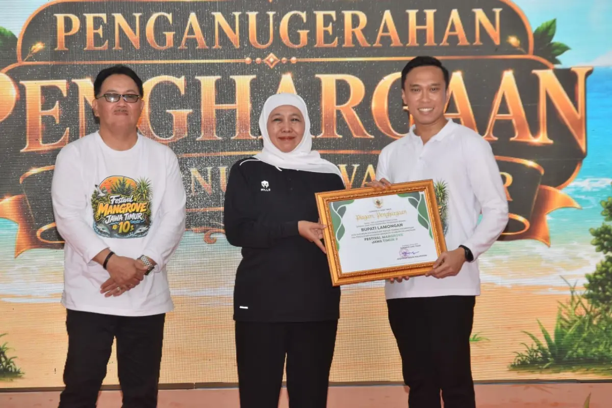 Pemkab Lamongan Raih Penghargaan Pengelolaan Mangrove Tingkat Jawa Timur