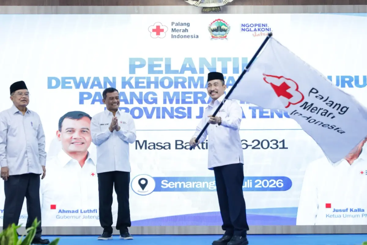 Ahmad Luthfi Minta PMI Jateng Perkuat Respons Cepat Hadapi Beragam Ancaman Bencana