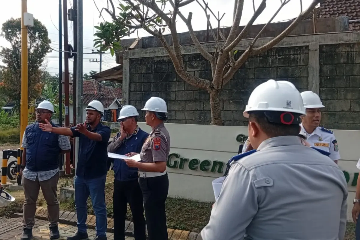 Aparat Gabungan Cek Andalalin Pabrik Greenfields di Ngajum Kabupaten Malang